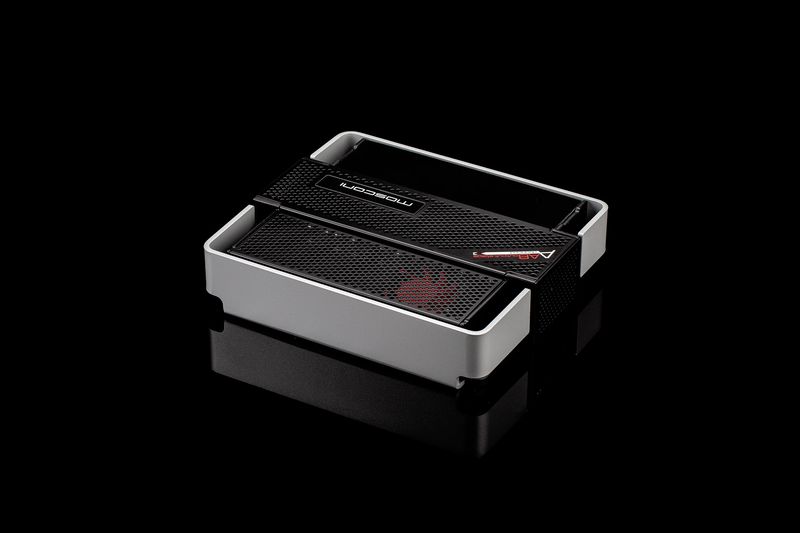 Mosconi-Gladen PRO 2-10 AAB Amp, top-rear angle