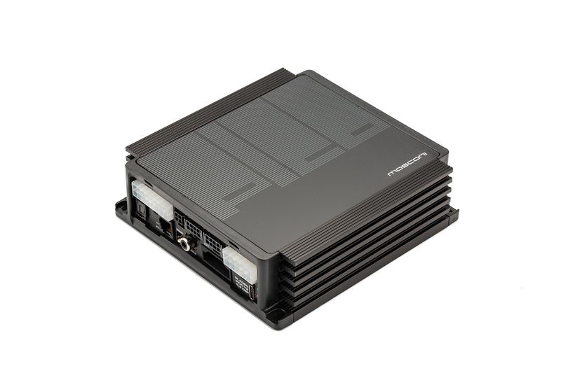 Mosconi PICO V2 4-8 DSP, front-bottom angle