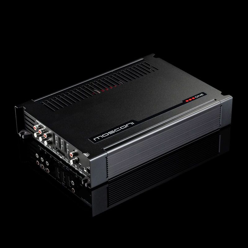 Mosconi ONE 6-10 DSP Amp, rear-top angle