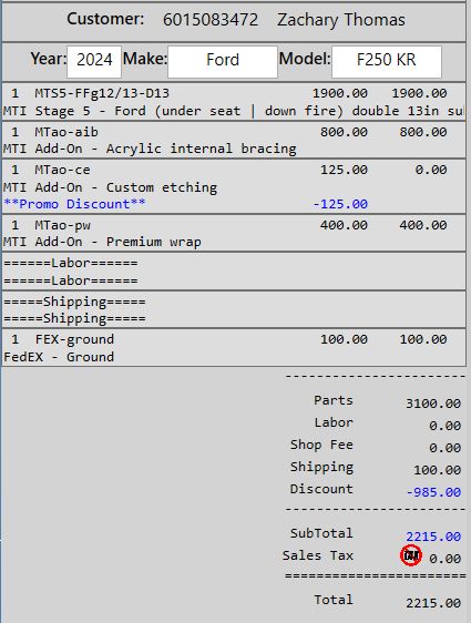 Zachary Thomas Stage 5 build