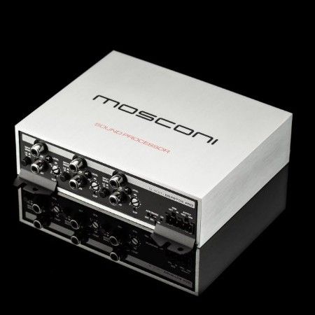 Mosconi PRO 6-8 DSP 6-Ch Amp, front-top angle