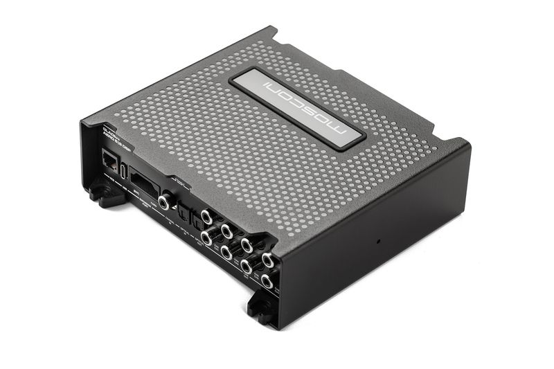 Mosconi AERO 6-8 DSP 6-Ch Amp, rear-top angle