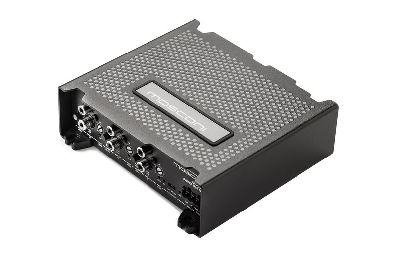 Mosconi AERO 6-8 DSP 6-Ch Amp, front-top angle