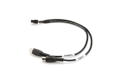 Mosconi EXT2-RCA cables with connections, top 