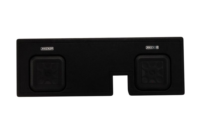 Kicker KTDL7L102 dual L7T 10-inch subwoofers in down-firing enclosures, for gen. 2/3 Toyota Tacoma,…