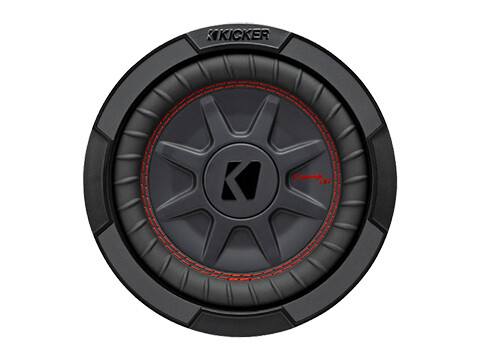 Kicker CWRT84 8-Inch DVC Subwoofer, front 