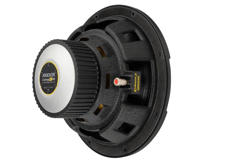 Kicker CWCS104 CompC 10-Inch 4-Ohm SVC Subwoofer, rear-side