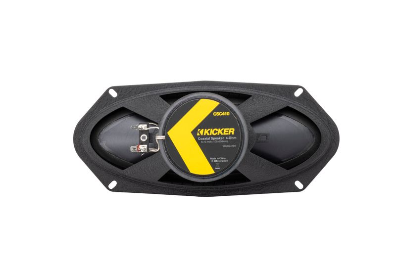 Kicker CSC4104 4x10-inch coaxial speaker, rear