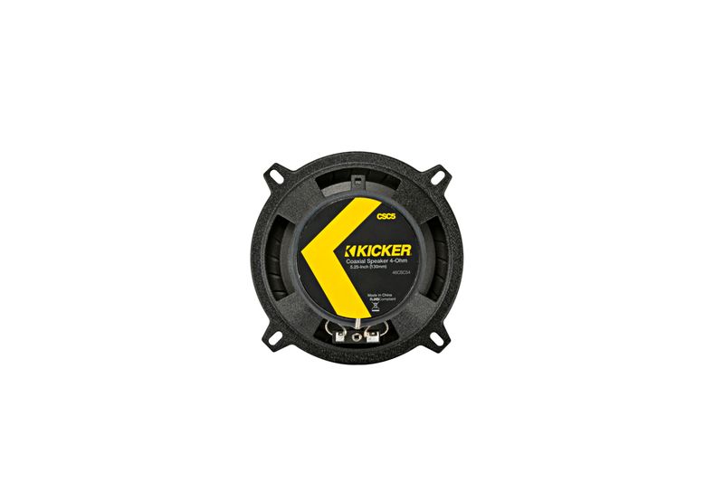 Kicker CSC54 5.25-inch coaxial speaker, rear