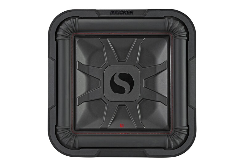 Kicker L7T124 12-Inch Shallow Mount Subwoofer, 4-Ohm, front