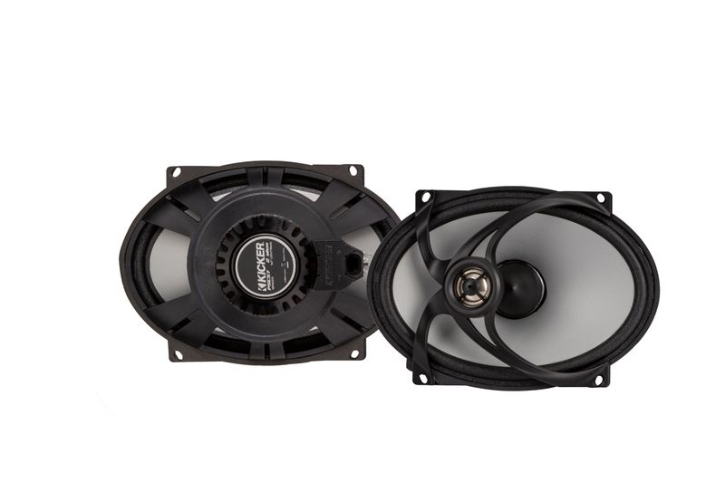 Kicker PSC572 5x7-Inch Powersport Coaxial Speakers, pair, front and rear