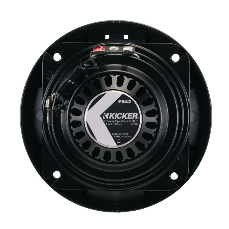 Kicker PS42 4-Inch Powersport Coaxial Speaker, rear