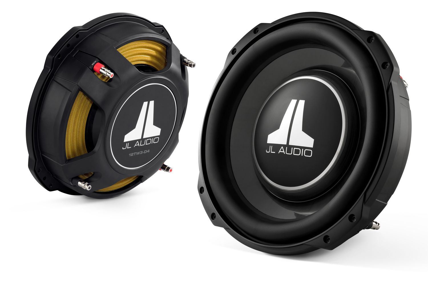 12TW3-2 12-Inch 4-Ohm Subwoofer, rear-side and front-side