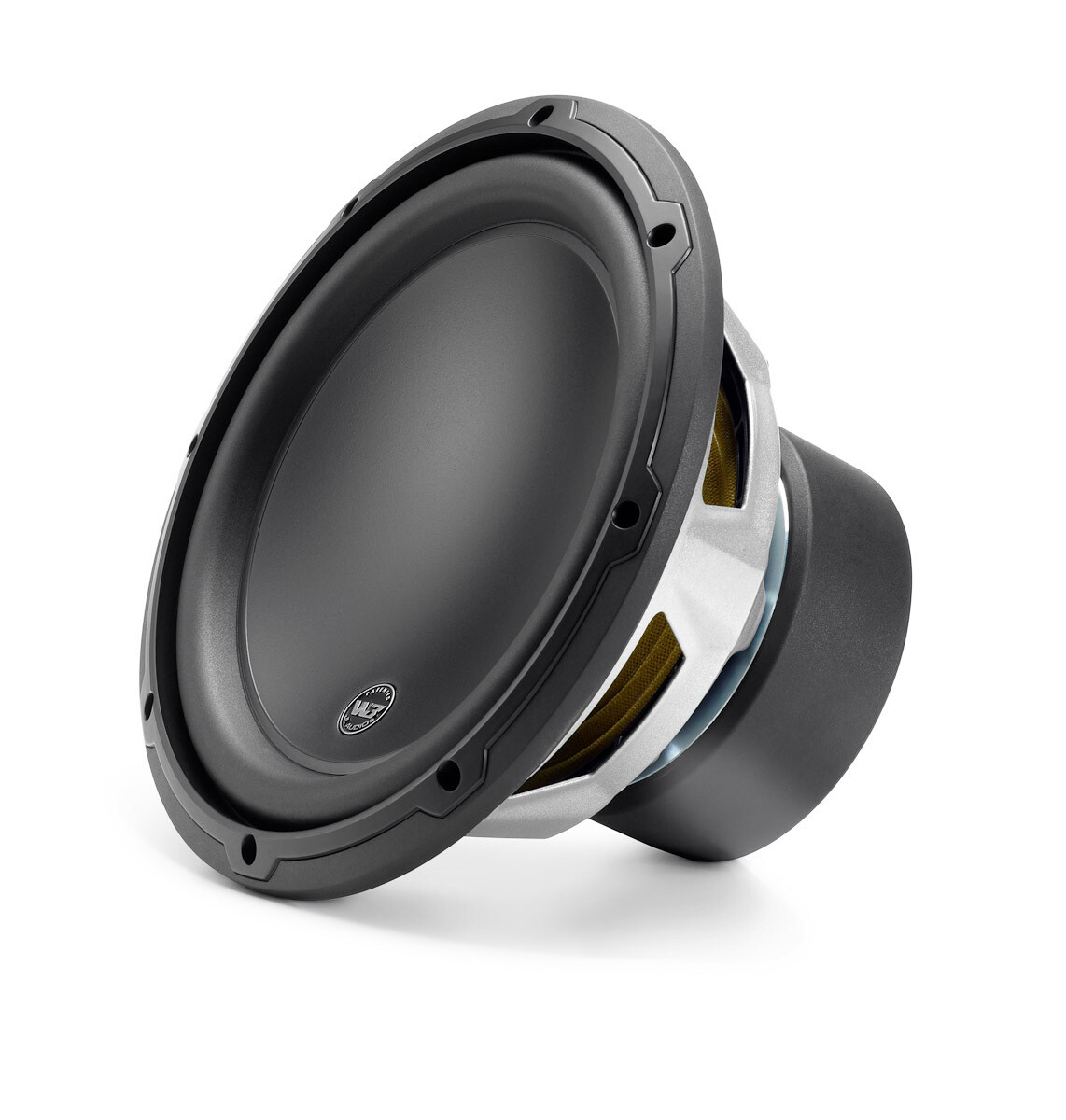 JL Audio 10W3v3-4 10-Inch 4-Ohm SVC Subwoofer, front-right side