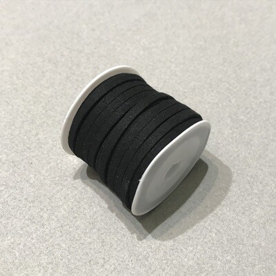 Gamuza Color Negro 3 mm