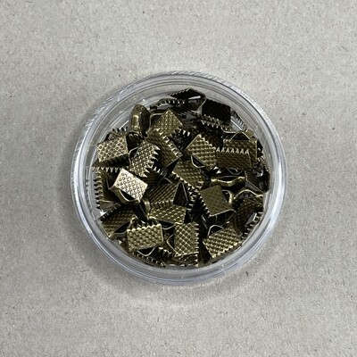 Cocodrilo de Metal Bronce 8 mm