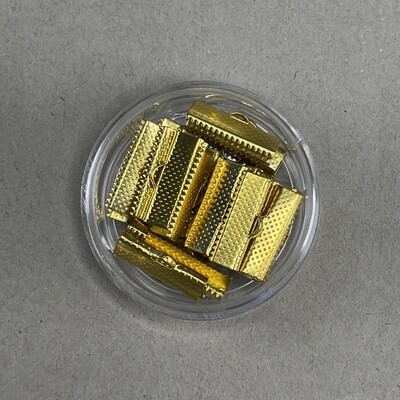 Cocodrilo de Metal Dorado 20 mm
