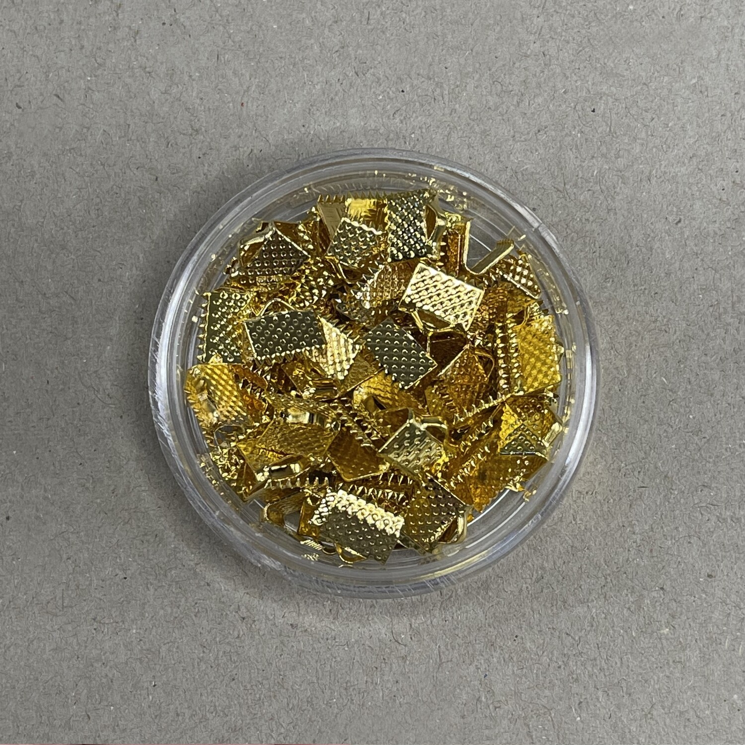 Cocodrilo de Metal Dorado 8 mm