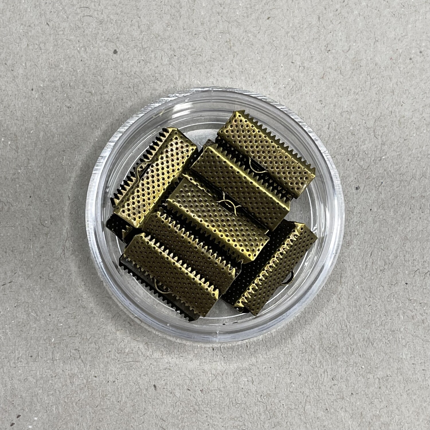 Cocodrilo de Metal Bronce 20 mm