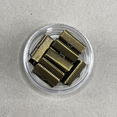 Cocodrilo de Metal Bronce 20 mm