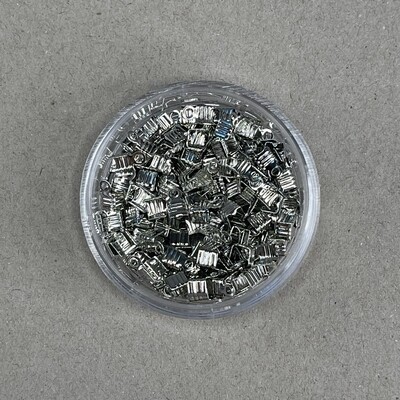 Terminal de Metal Plegable Plateado
