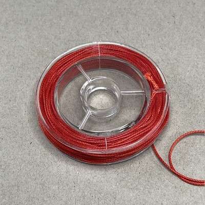 Cordón Satinado Rojo 0.5 mm