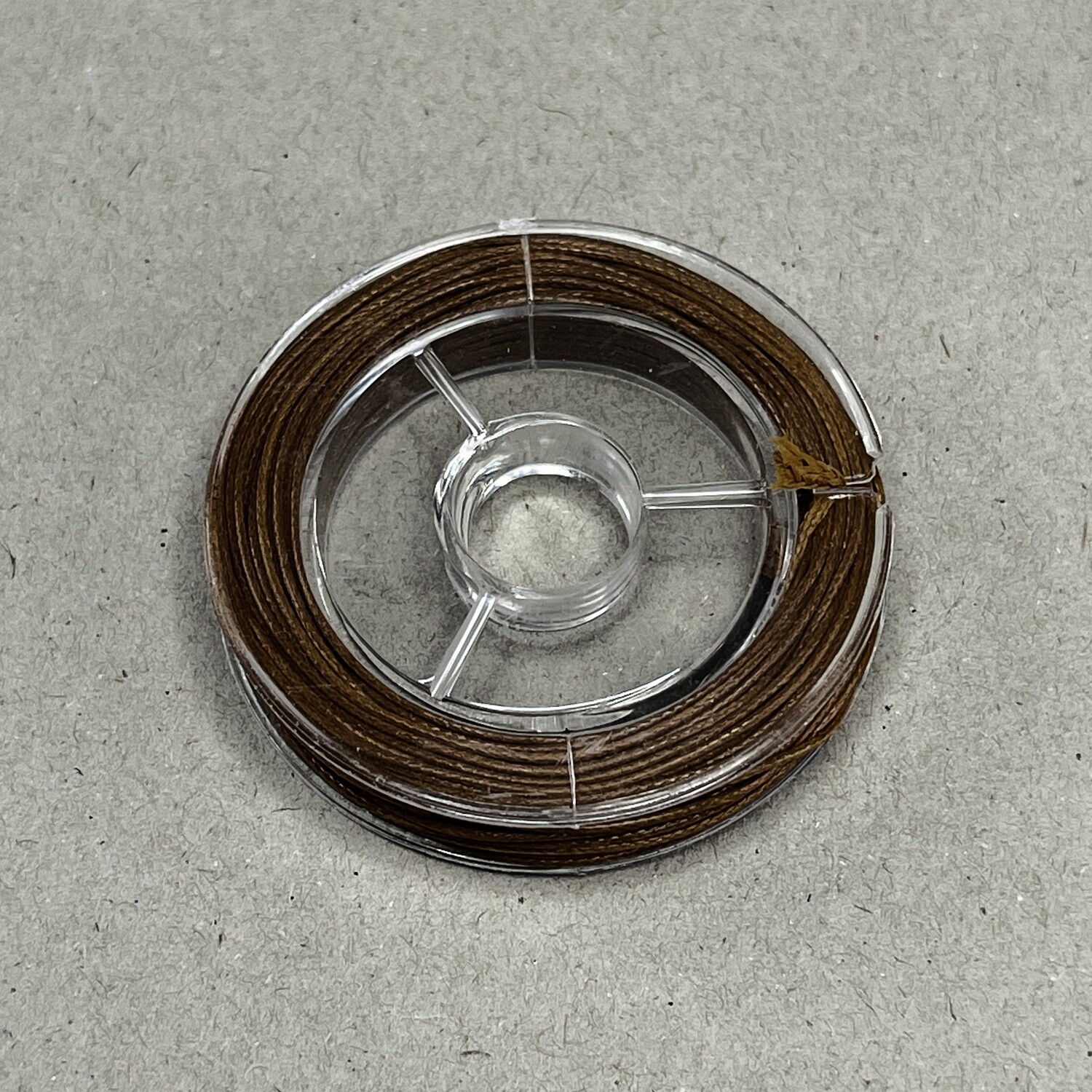 Cordón Satinado Marrón Oscuro 0.5 mm