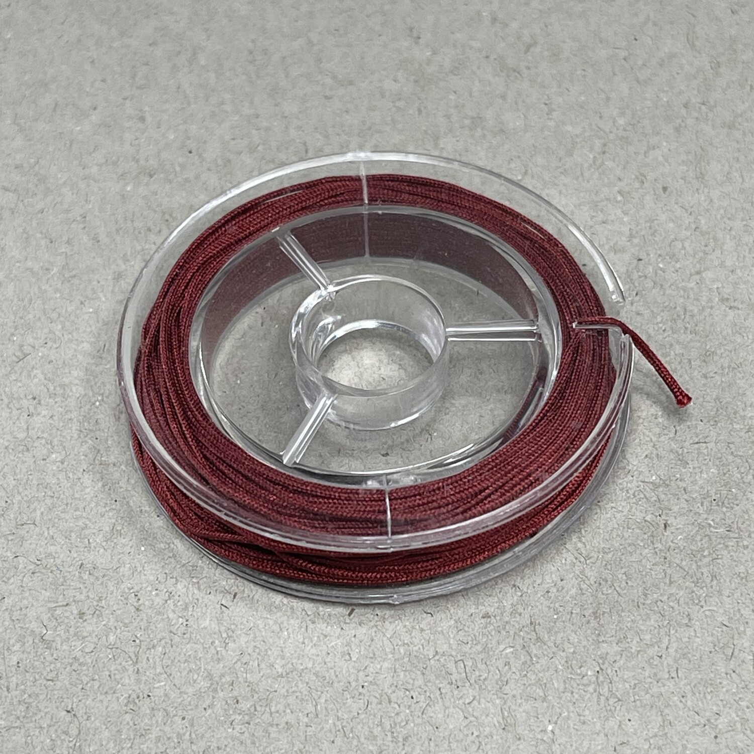 Cordón de Nylon (Chino) Rojo Vino 0.5 mm