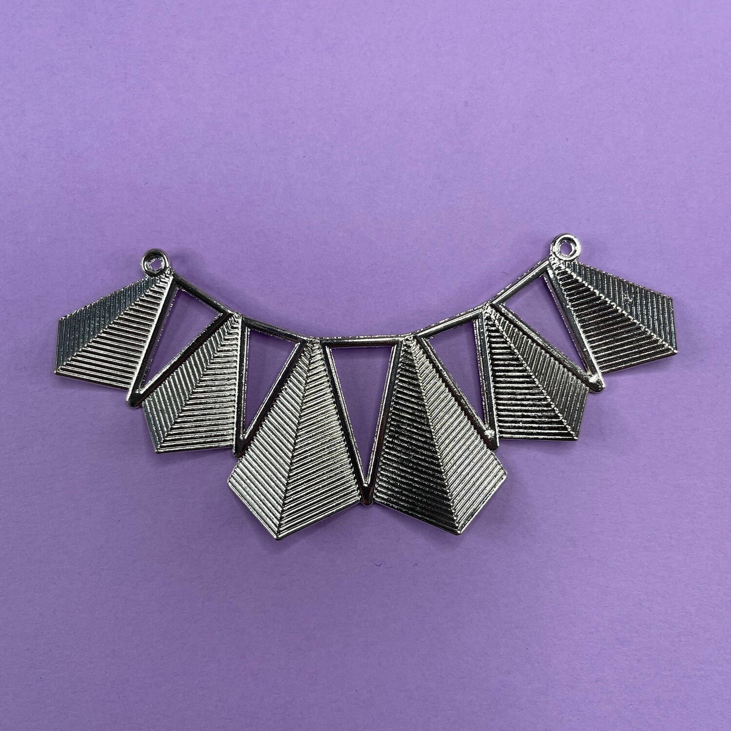 Dije de Metal Abanico de Cometas 120 x 40 x 4.5 mm