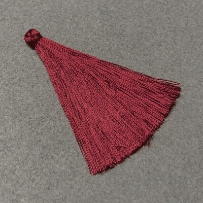 Borla de Nylon Granate 70 x 10 mm