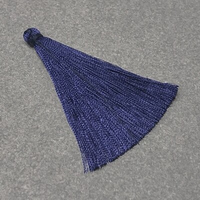 Borla de Nylon Azul Marino 70 x 10 mm