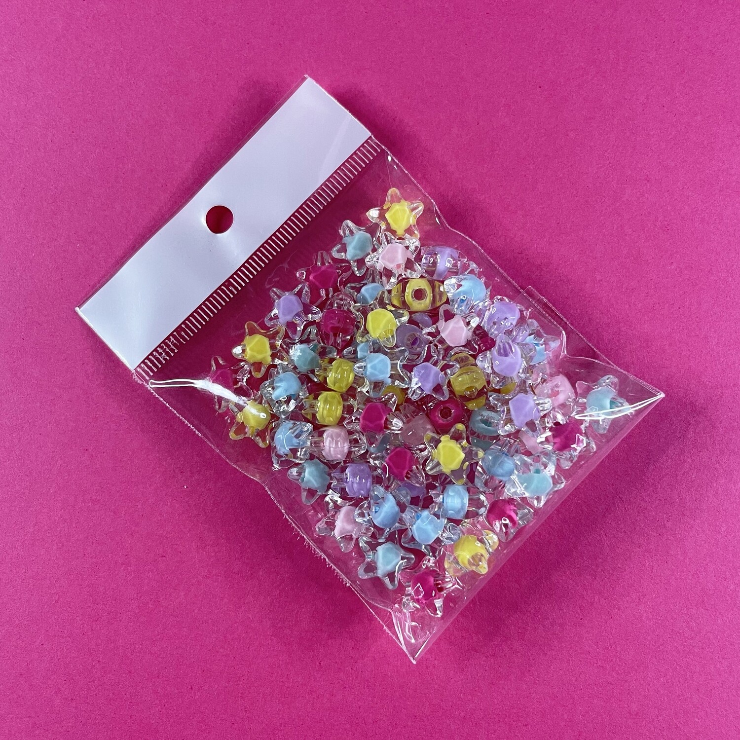 Acrílico Estrella Transparente 11 x 11 x 7 mm Mix