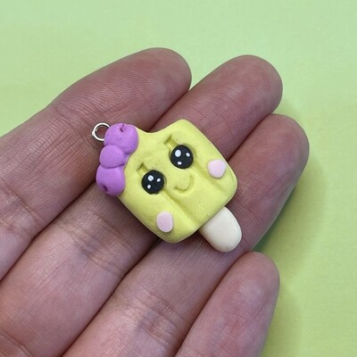 Dije de Fimo Heladito 30 x 20 x 7 mm