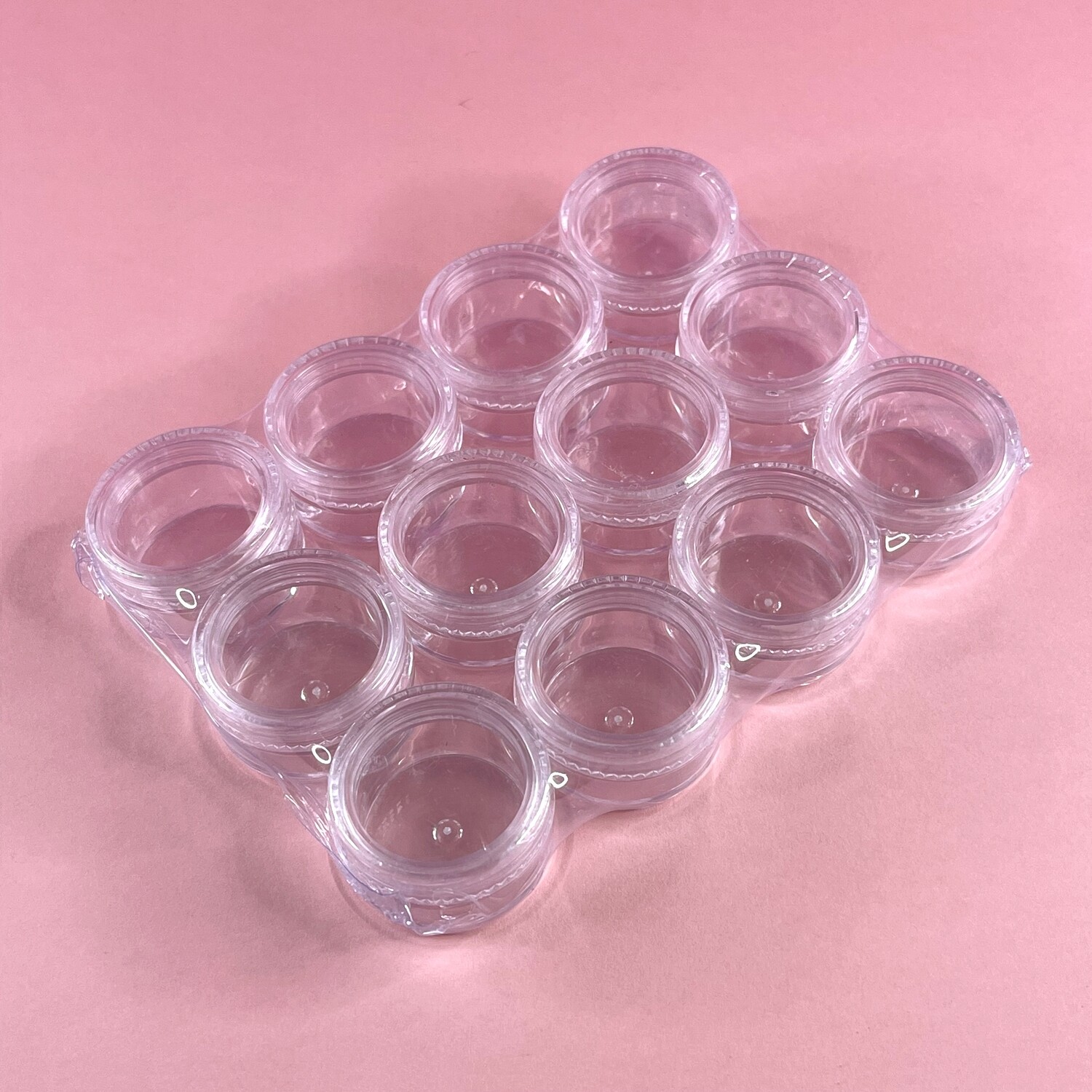 Organizador Caja Redonda Tapa Rosca 3 x 1.8 cm / 12 U.