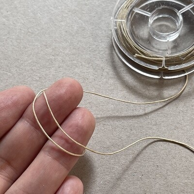 Cordón de Nylon (Chino) Arena 0.5 mm