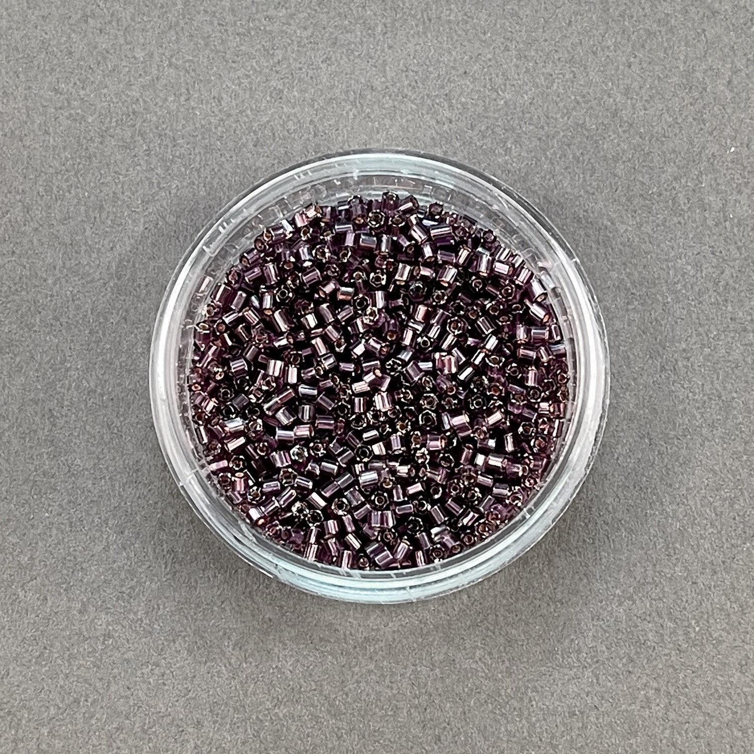 Canutillo Partido Checo Transparente Morado Interior Plateado