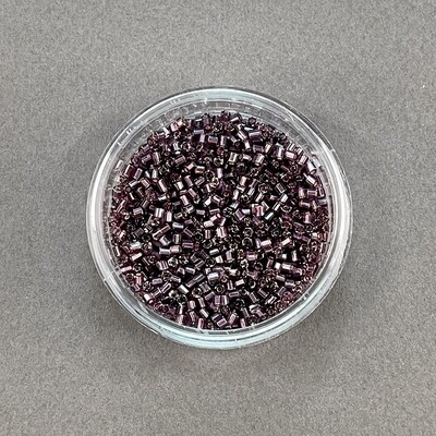 Canutillo Partido Checo Transparente Morado Interior Plateado