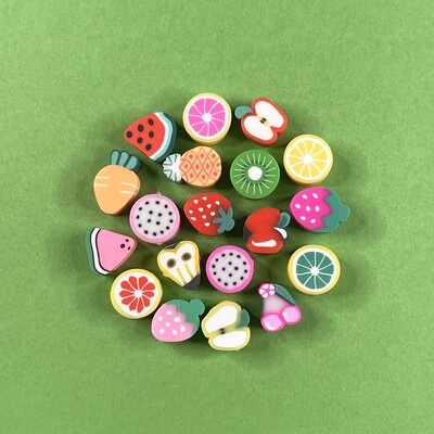 Fimo Cuentas Frutitas 10 mm