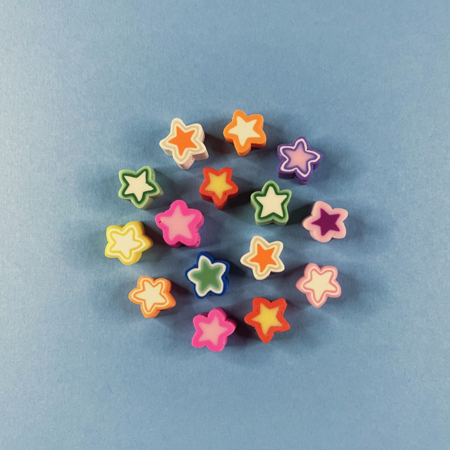 Fimo Cuentas Estrellas 10 mm