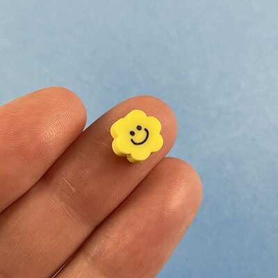 Fimo Cuentas Flores Smile Mix 10 mm