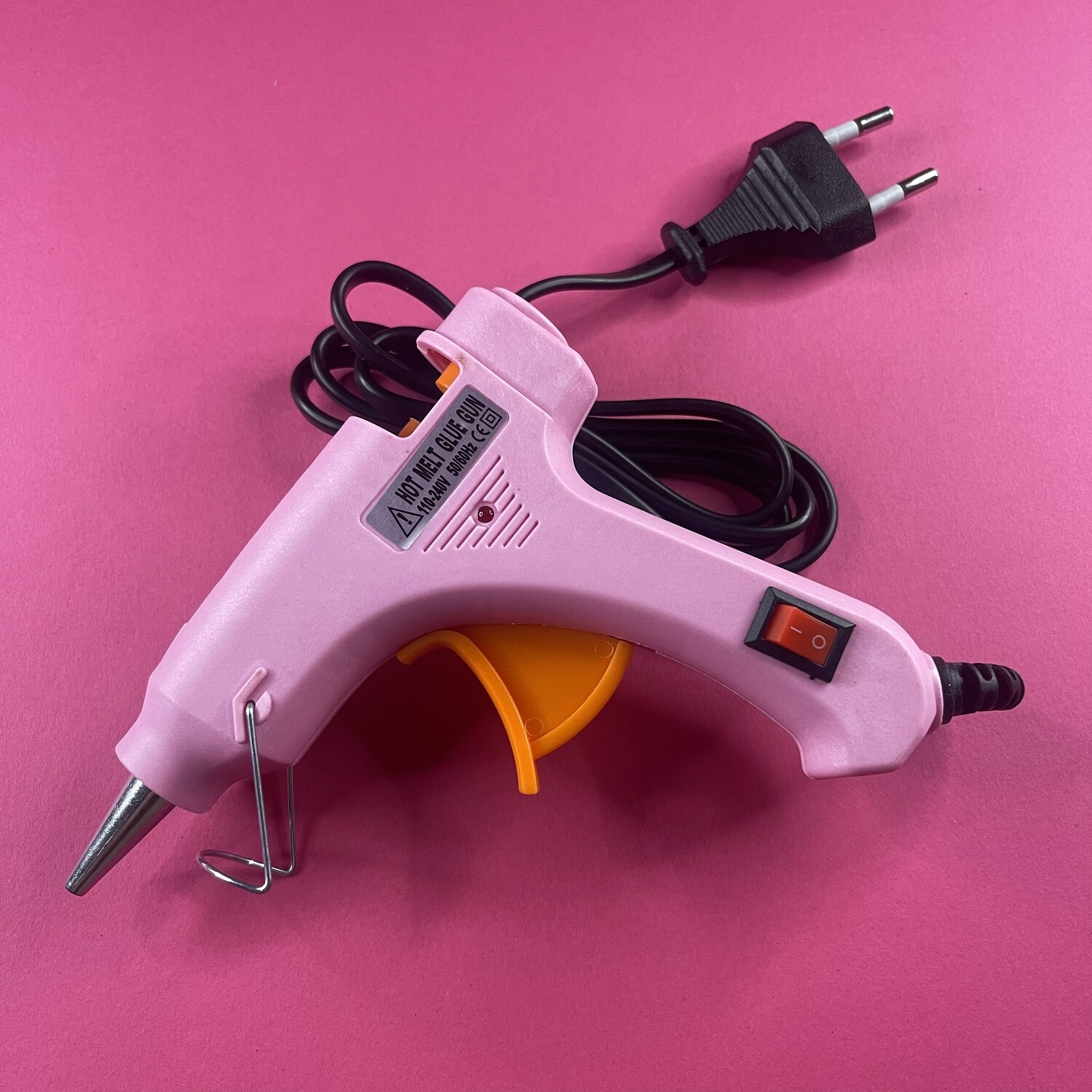 Pistola de Silicona Caliente Rosa