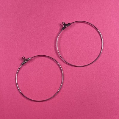 Caravana Aro de Acero Quirúrgico 15.5 x 14 x 3 mm