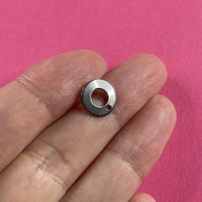 Caravana Perno Redondo Calado y Tapa de Acero Quirúrgico 10 x 1 mm