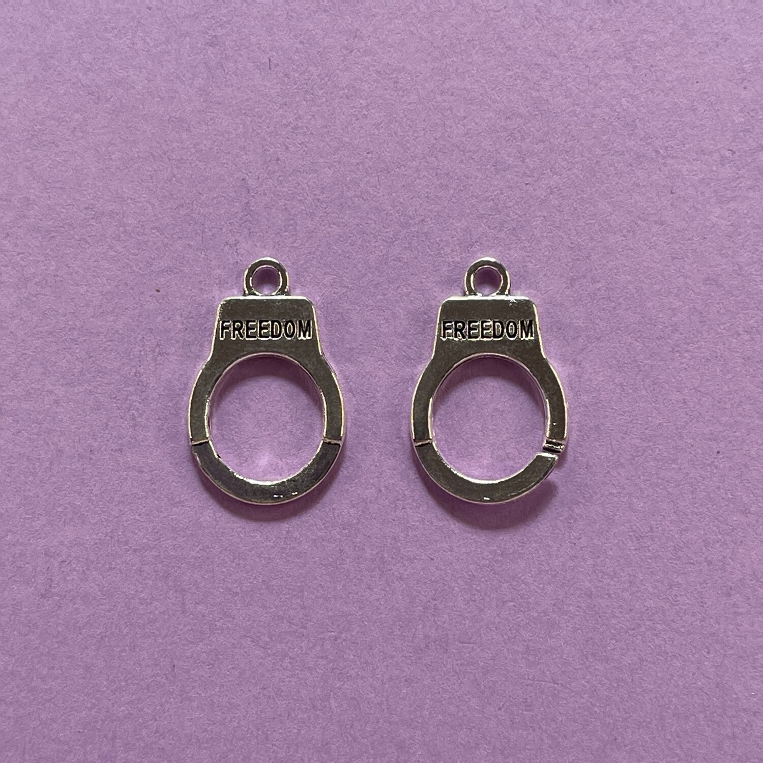 Conector de Metal Plateado Esposas Freedom 39 x 15 x 2 mm