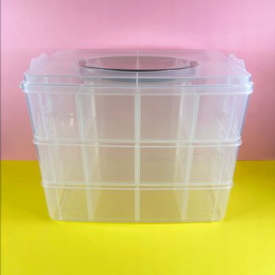 Organizador Rectangular Triple 23.4 x 15 x 18.5 cm