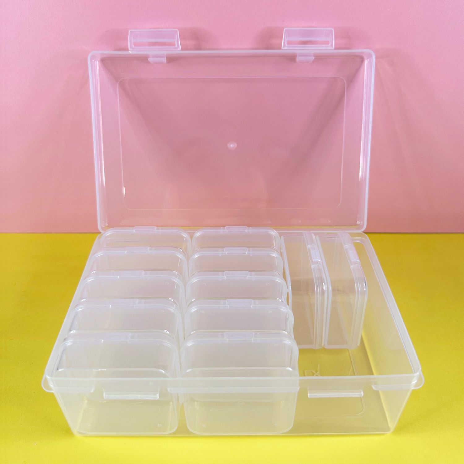 Organizador Rectangular con 12 Cajitas 17 x 11 x 6 cm
