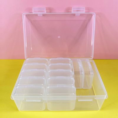 Organizador Rectangular con 12 Cajitas 17 x 11 x 6 cm