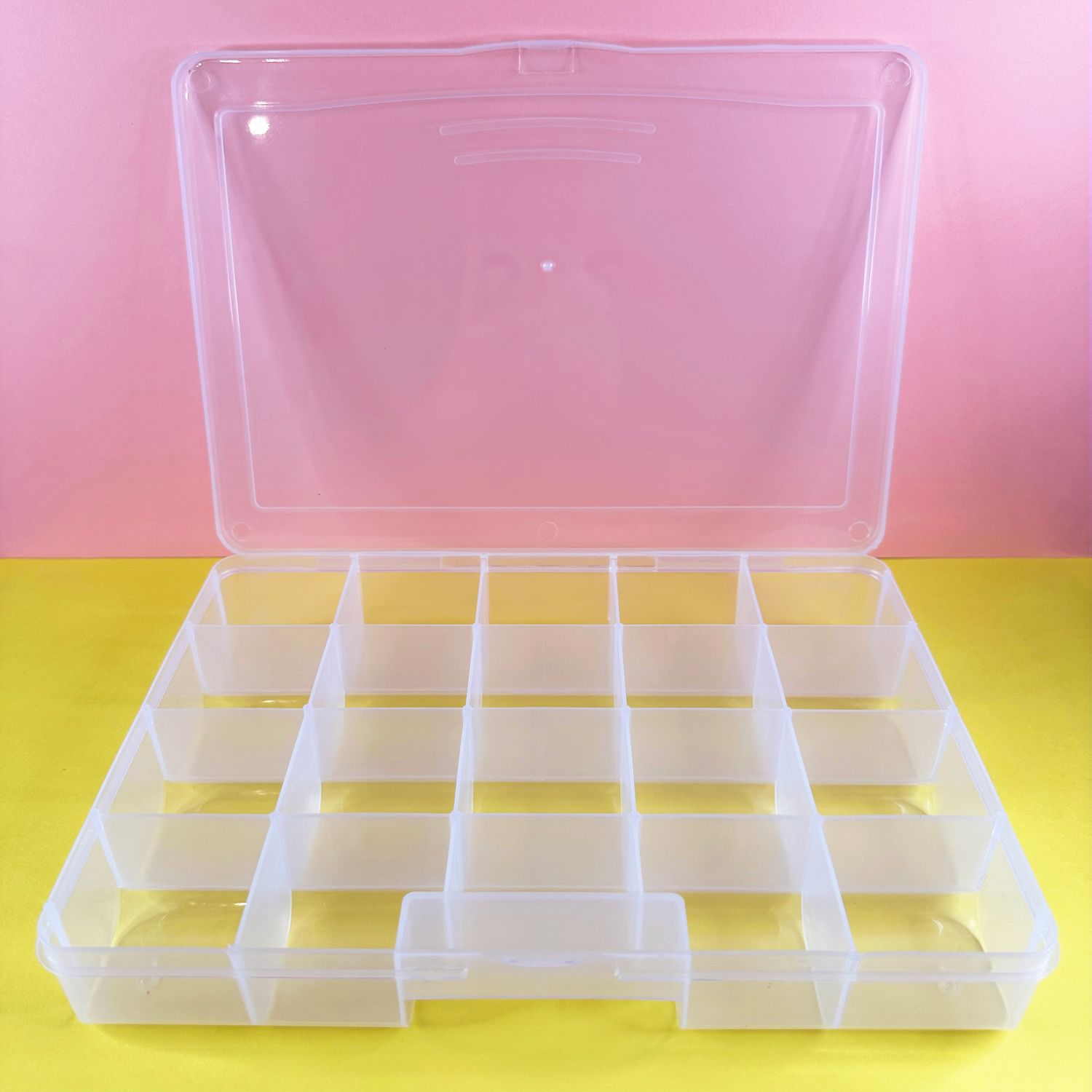 Organizador Rectangular Chato 20 Divisiones 27 x 19 x 4.5 cm