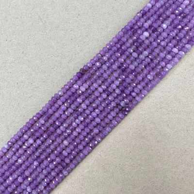 Piedra Natural Jade de Malasia 4 x 3 mm Violeta