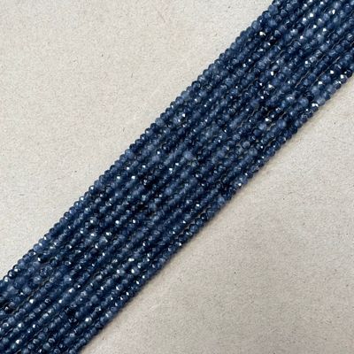 Piedra Natural Jade de Malasia 4 x 3 mm Azul Marino